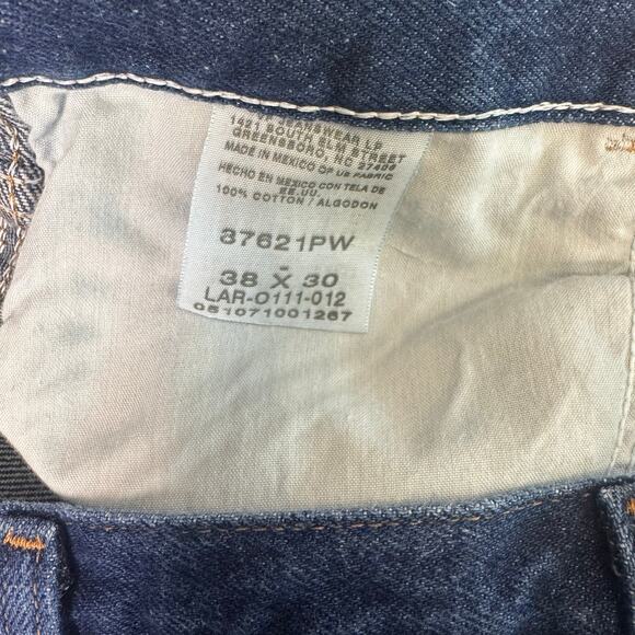 Rustler Straight Jeans Womens 38X30 High Rise Medium Wash Ankle Denim 37621PW - Picture 7 of 16